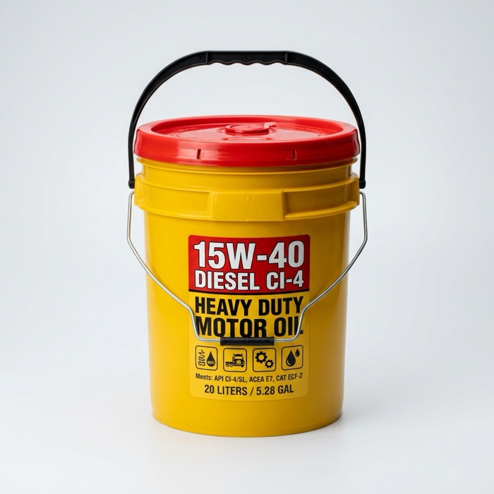 Balde de óleo diesel 15W-40